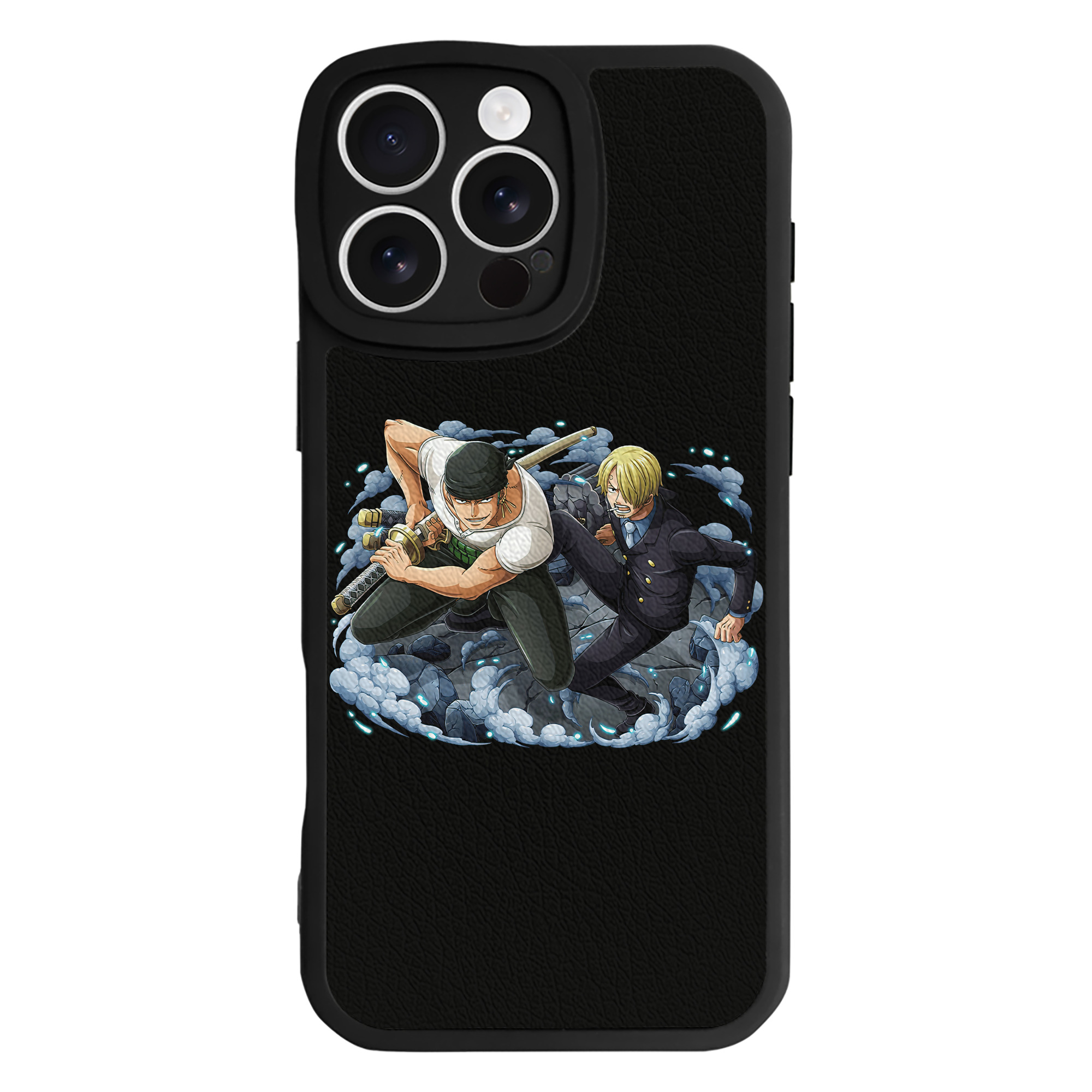 （画像用） ワンピース ロロノア・ゾロ ONE PIECE Roronoa Zoro 【iPhone 16シリーズ対応】シリコンスマホケース（レザー調） 材質：シリコン